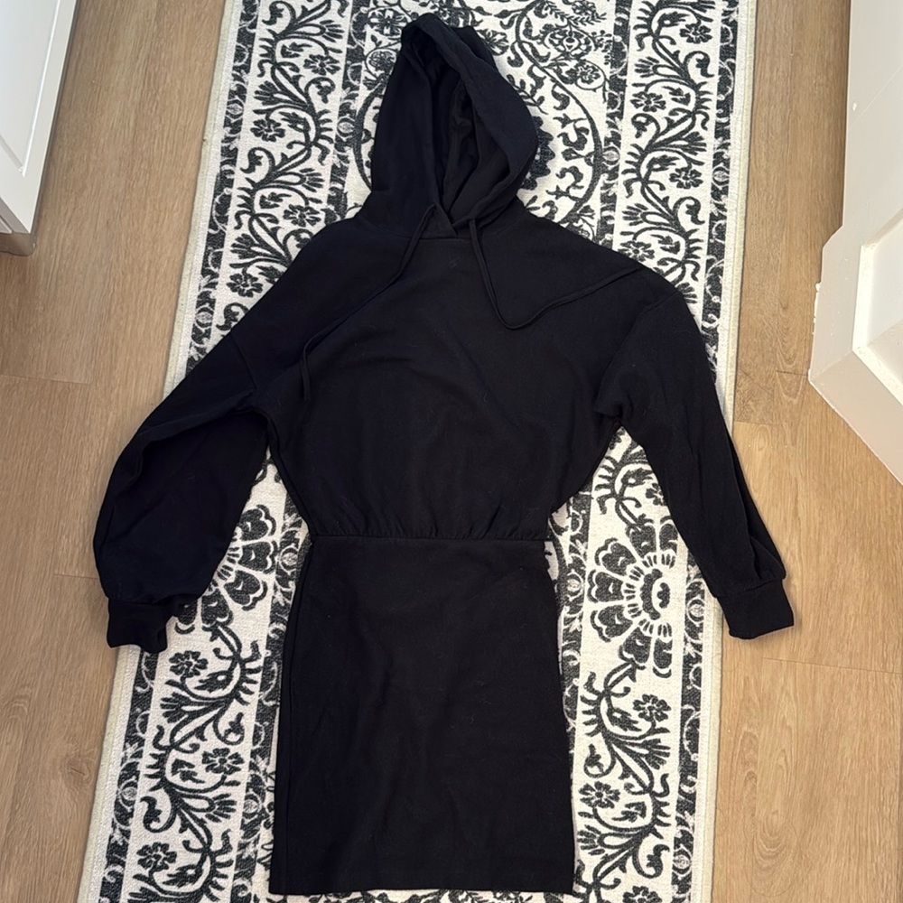 ASOS DESIGN Long Sleeve Blouson Hoodie Dress